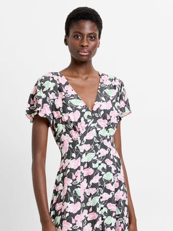 Ellie Eco Short Sleeve V-Neck Dress