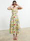 Monica Barletta Floral Midi Dress
