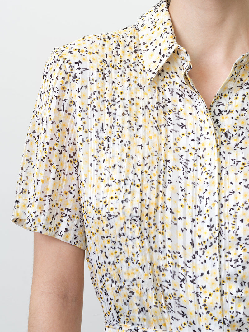 Bonnie Julia Satin Shirt Dress