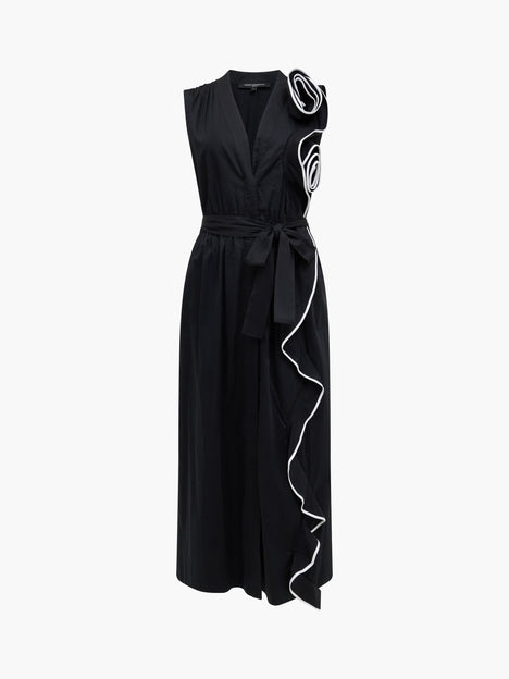 Alexis Poplin Sleeveless Corsage Dress