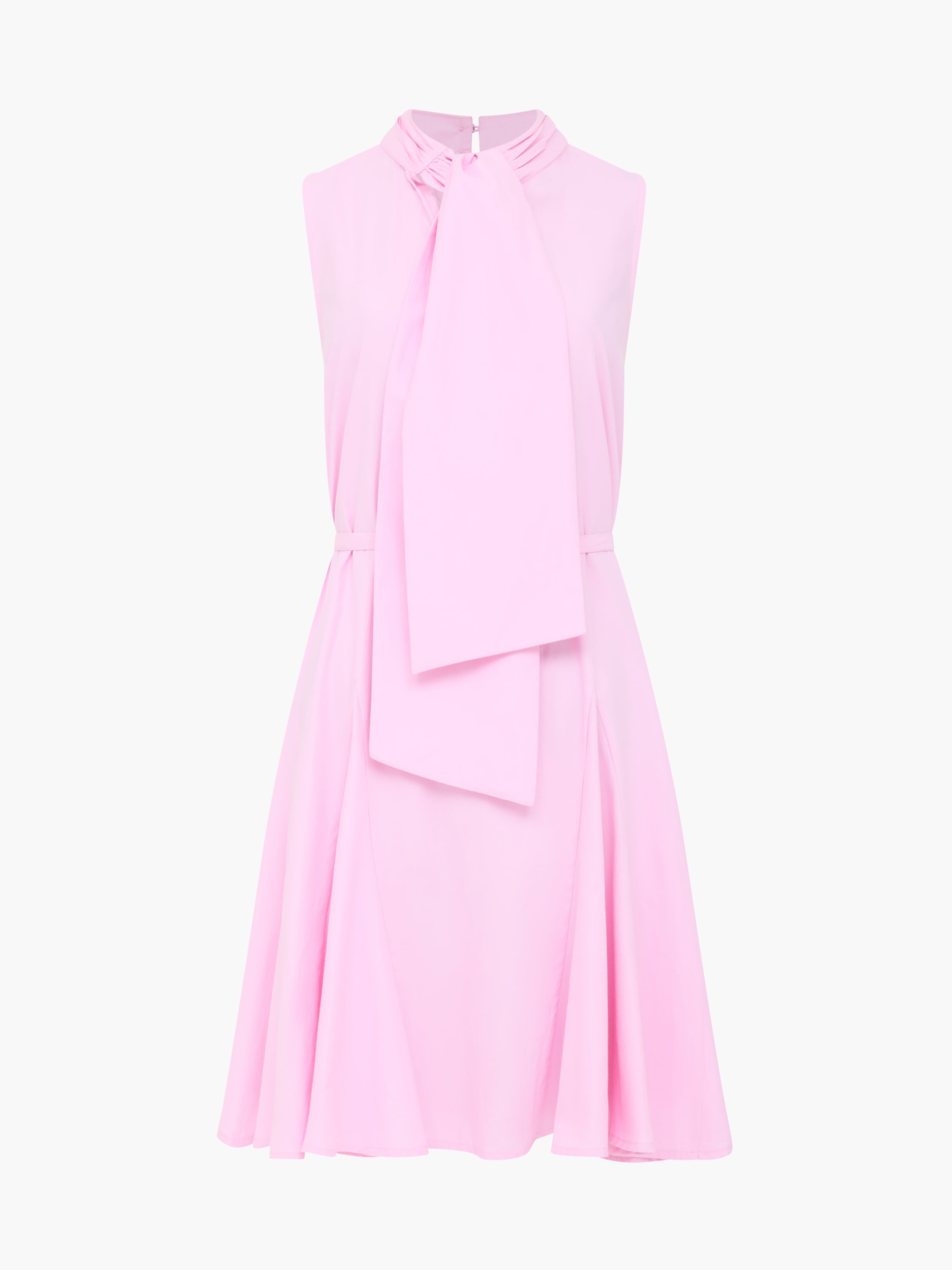 Era Poplin Godet Bow Dress