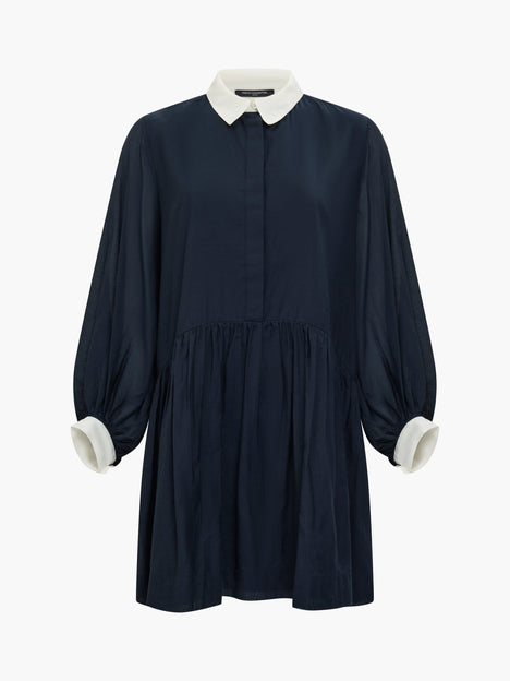 Monica Voile Voluminous Shirt Dress