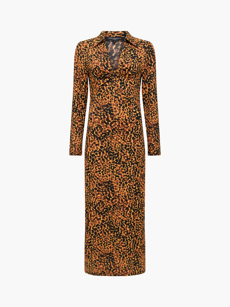 Lottie Zaria Textured Midi Dress