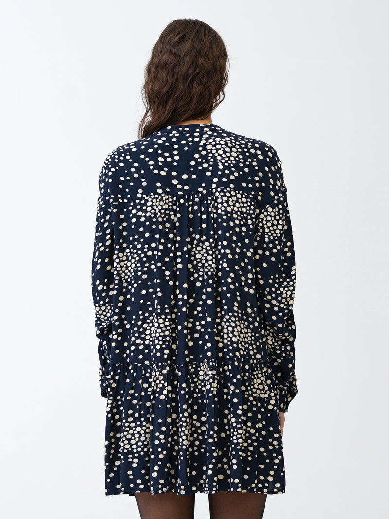 Thea Lizzie Eco Polka Dot Dropped Waist Dress