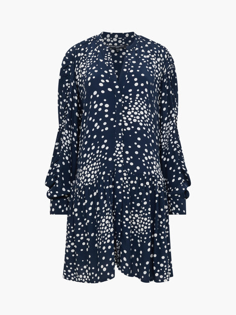 Thea Lizzie Eco Polka Dot Dropped Waist Dress