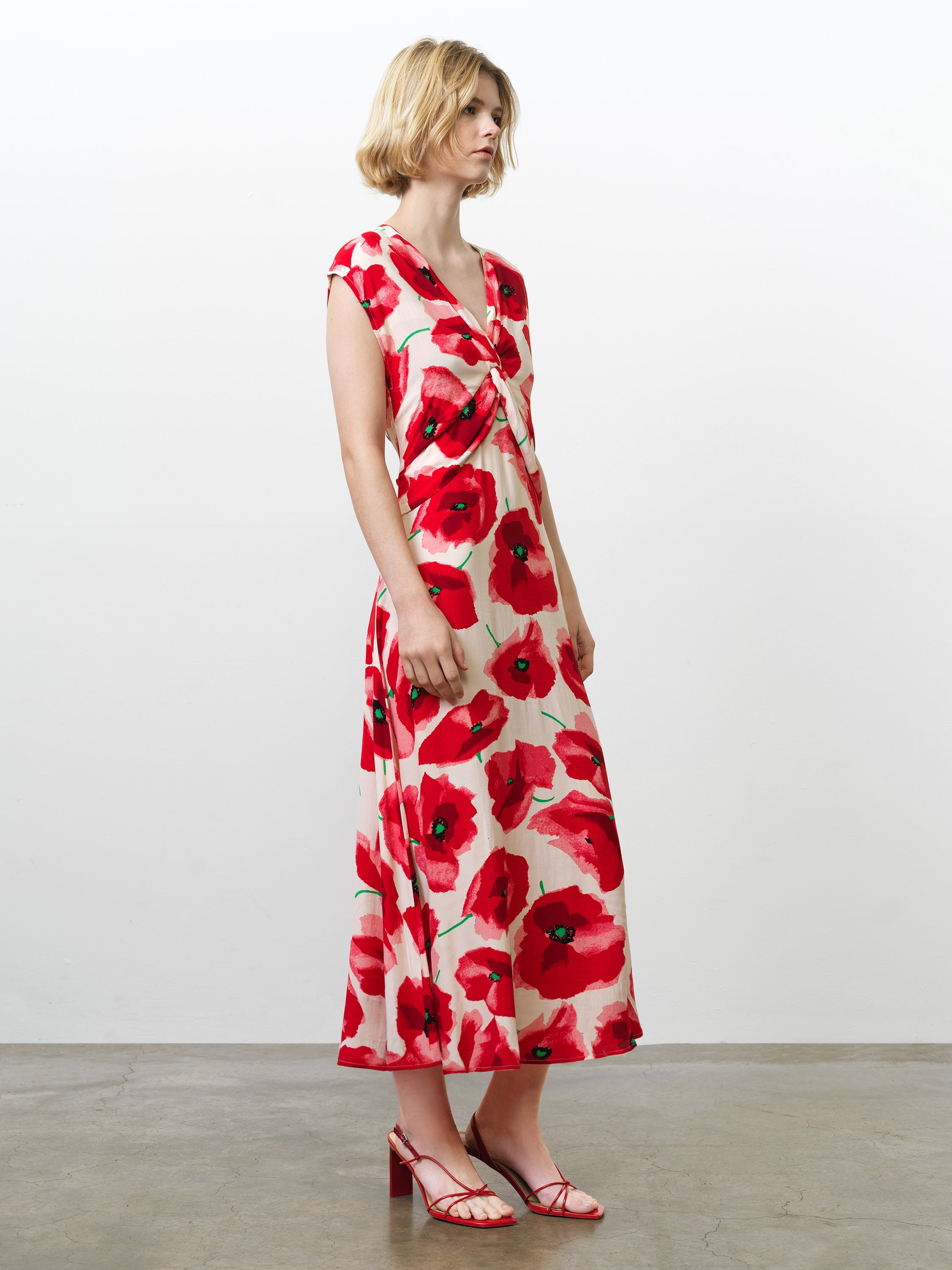 Poppy Eco Lizzie Front Twist Dress