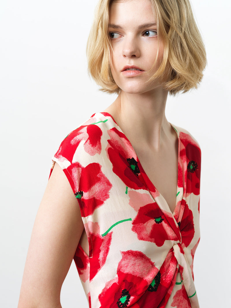 Poppy Eco Lizzie Front Twist Dress