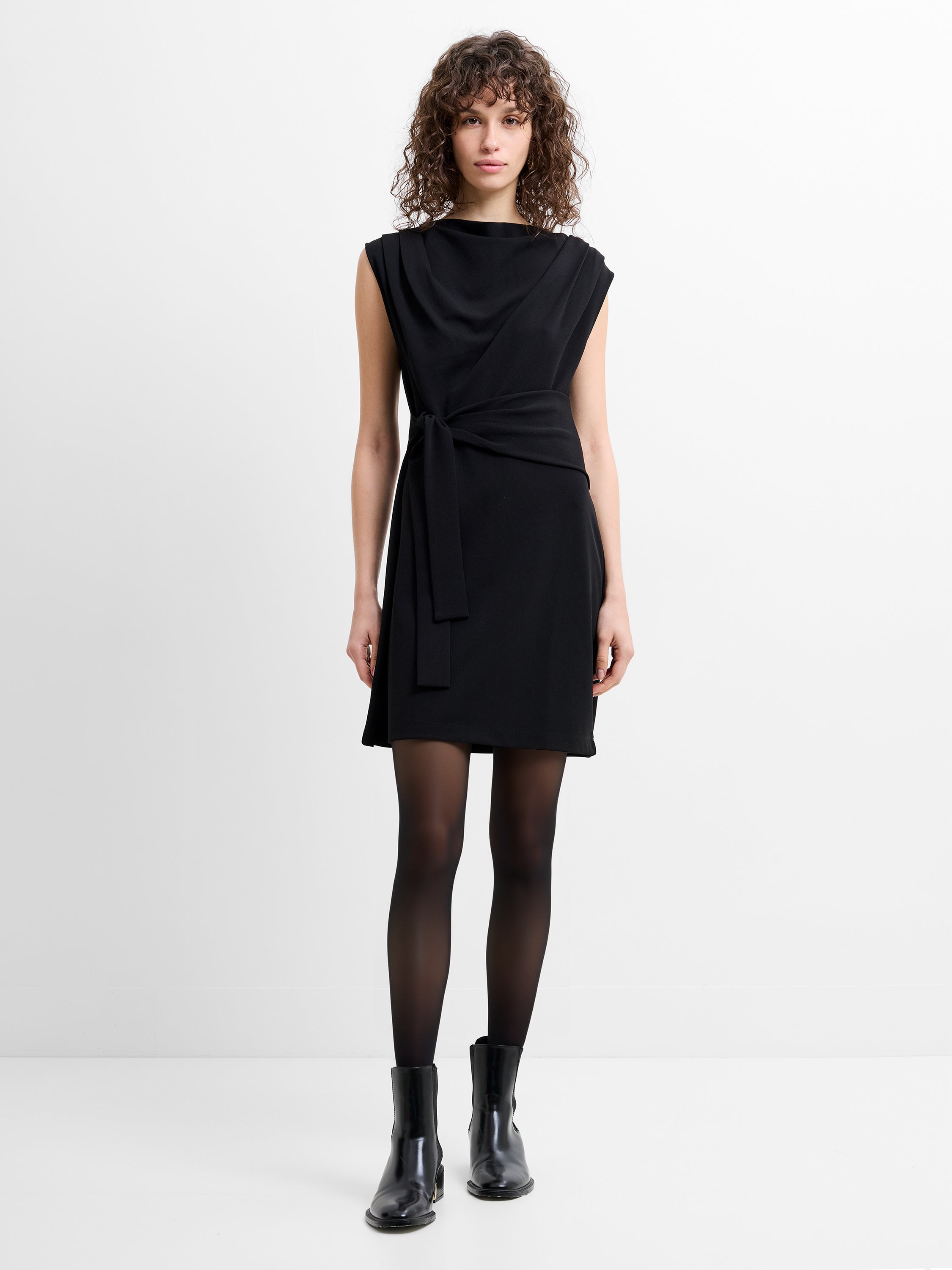Zion Jersey Belted Shift Dress | French Connection EU Zion Jersey Belted Shift Dress | French Connection EU
