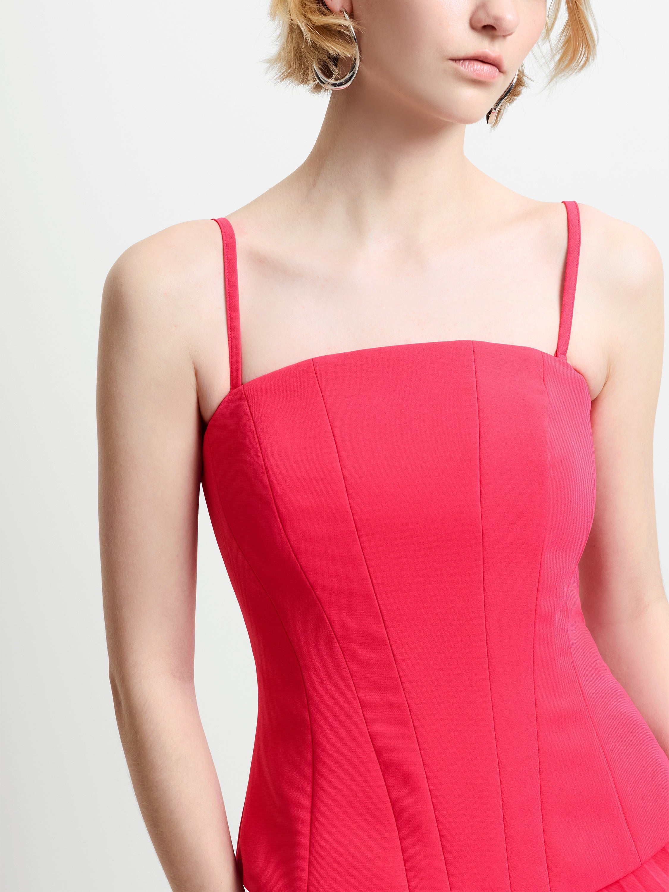 Tiana Georgette Corset Maxi Dress