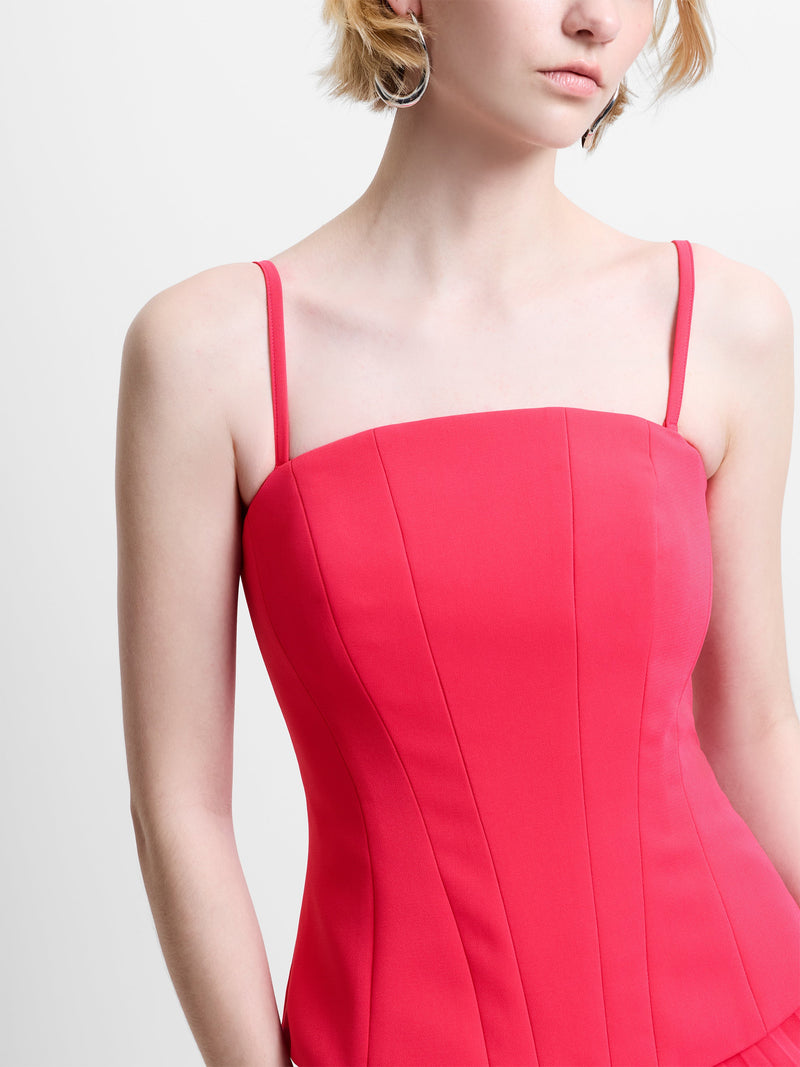 Tiana Georgette Corset Maxi Dress