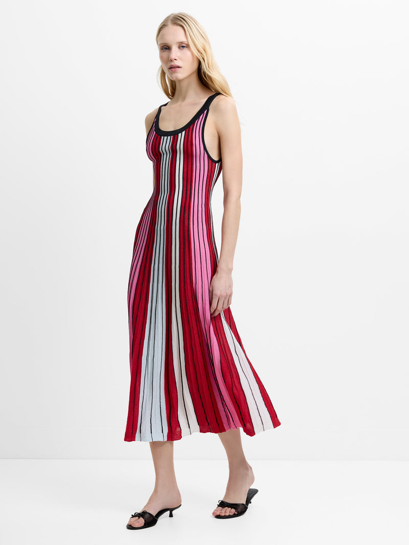 Theo Multi Stripe Knitted Dress
