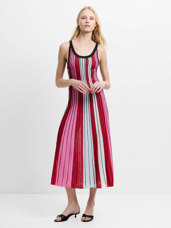 Theo Multi Stripe Knitted Dress