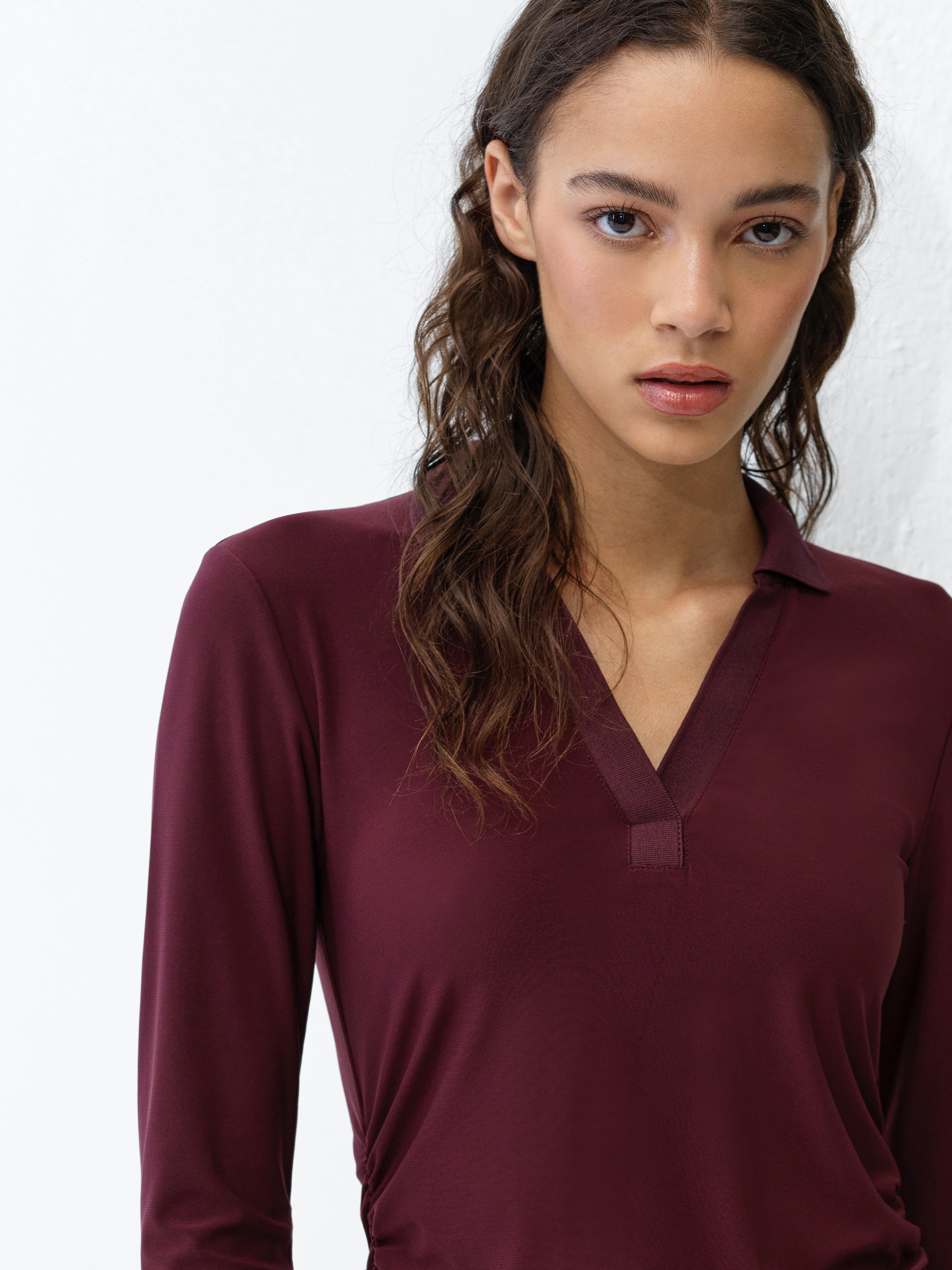 Samira Polo Neck Midi Dress