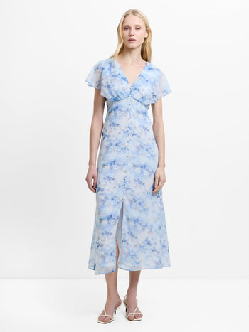 Daisy Emina Georgette Midi Dress