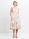 Feo Floral Printed Denim Midi Dress