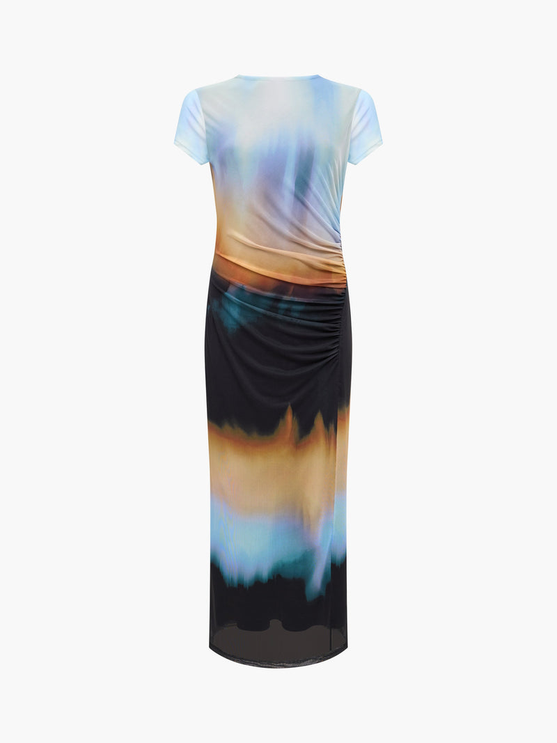 Marina Mesh Ombre Column Dress