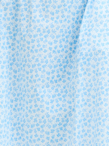 Rhodes Poplin Floral A-Line Midi Dress