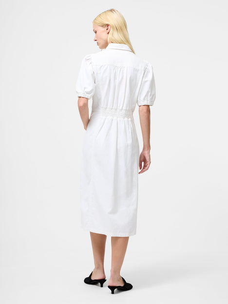 Chambray Denim Button Through Shirt Dress