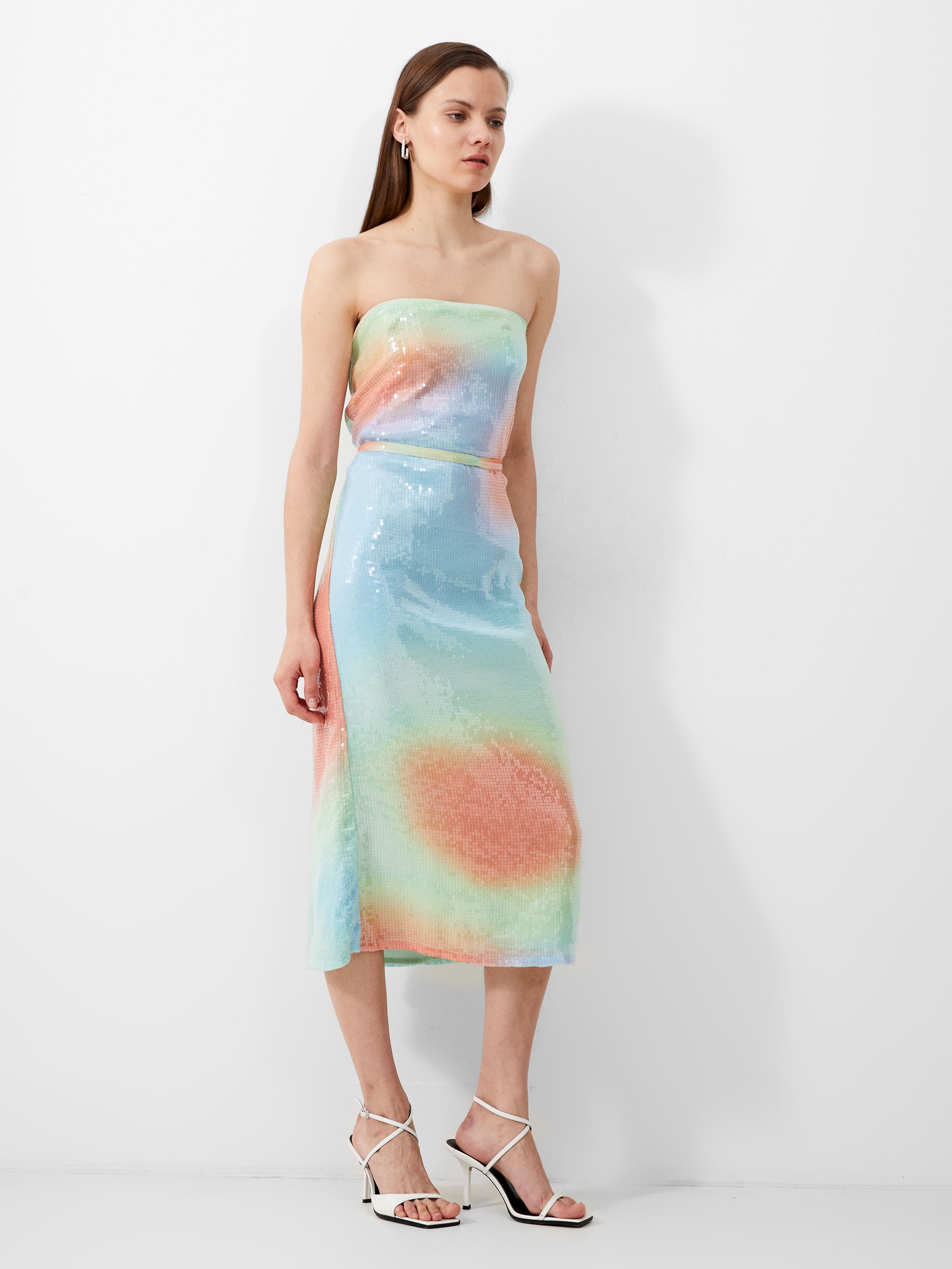 Carwen Anisha Sequin Bandeau Dress