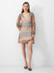 Rudy Textured Stripe Mini Dress