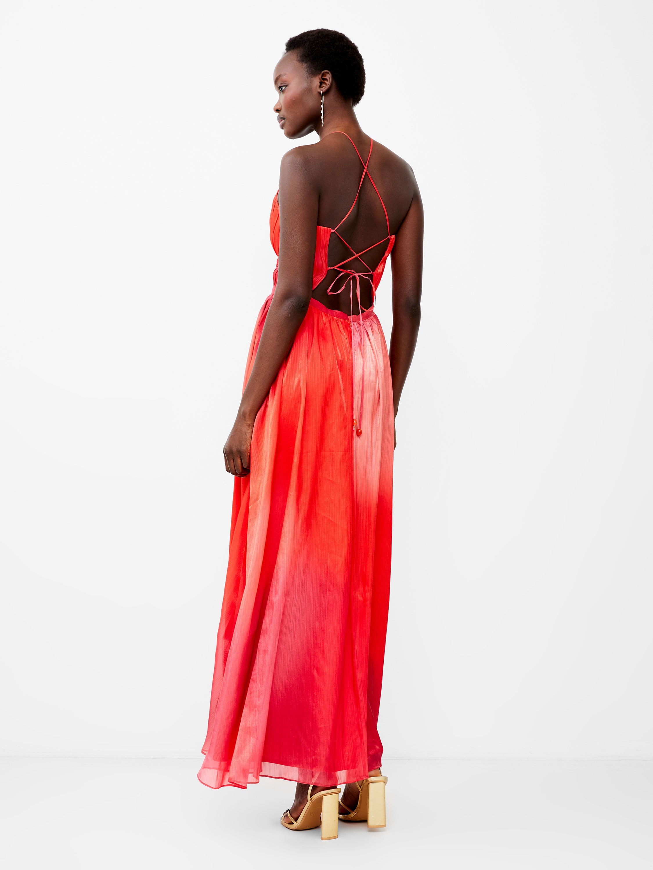 Darryl Hallie Crinkle Maxi Dress