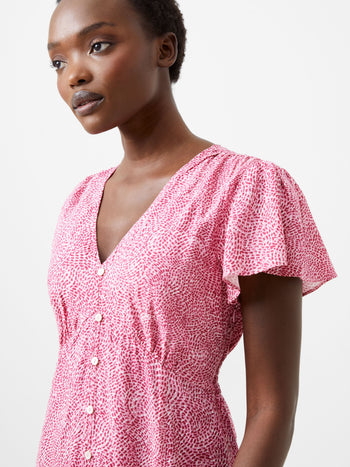 Bernice Button-Through Midi Dress