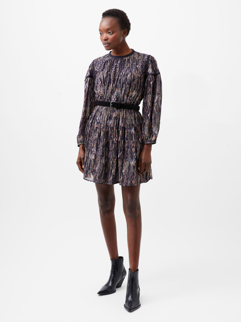 Carissa Lurex Jacquard Sequin Mini Dress