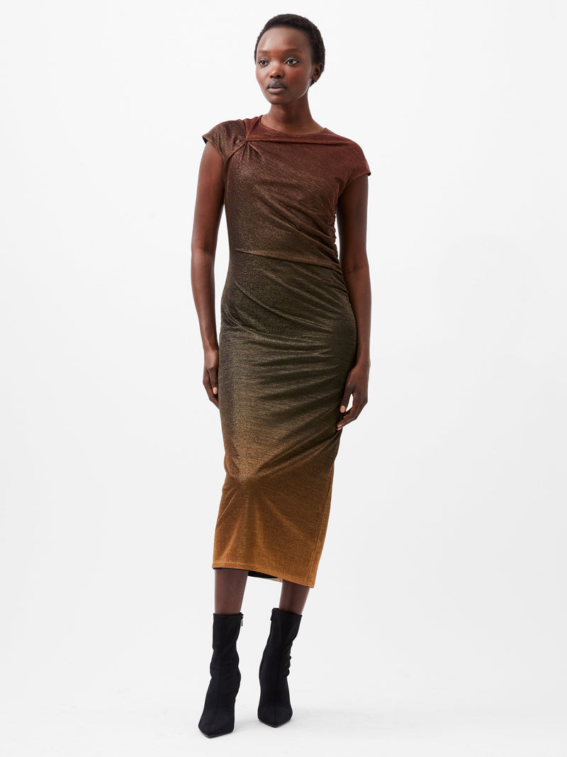 Sela Lurex Midi Dress