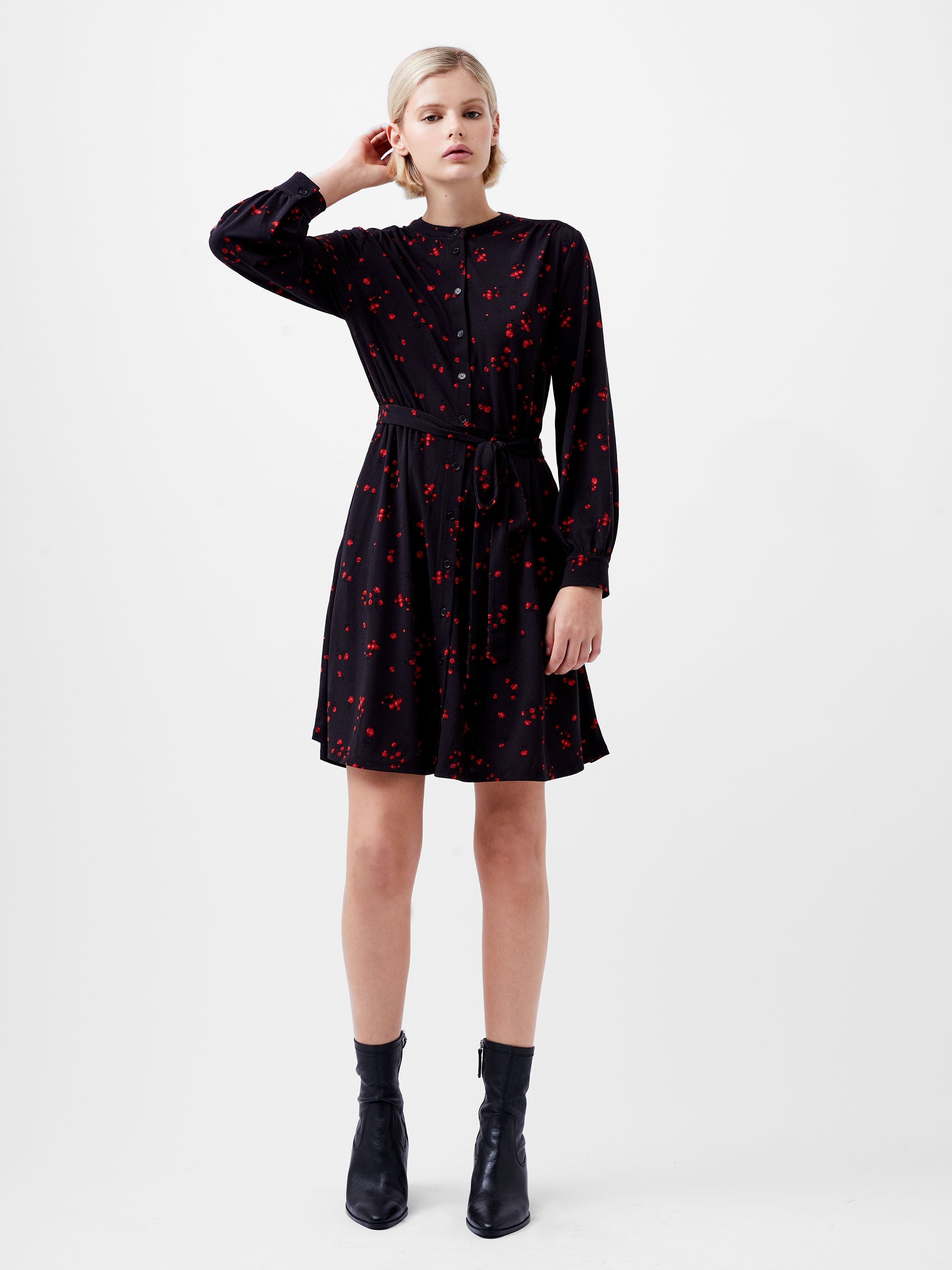 Floramour Meadow Long Sleeve Tie Dress