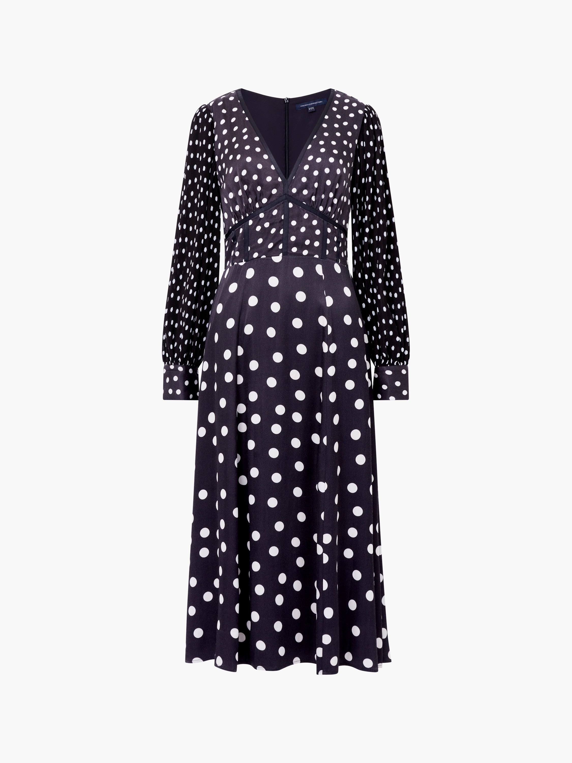 french connection polka dot midi dress Polka Dot Candice Satin Dress