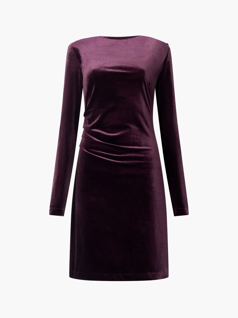 Viola Velvet Long Sleeve Bodycon Mini Dress