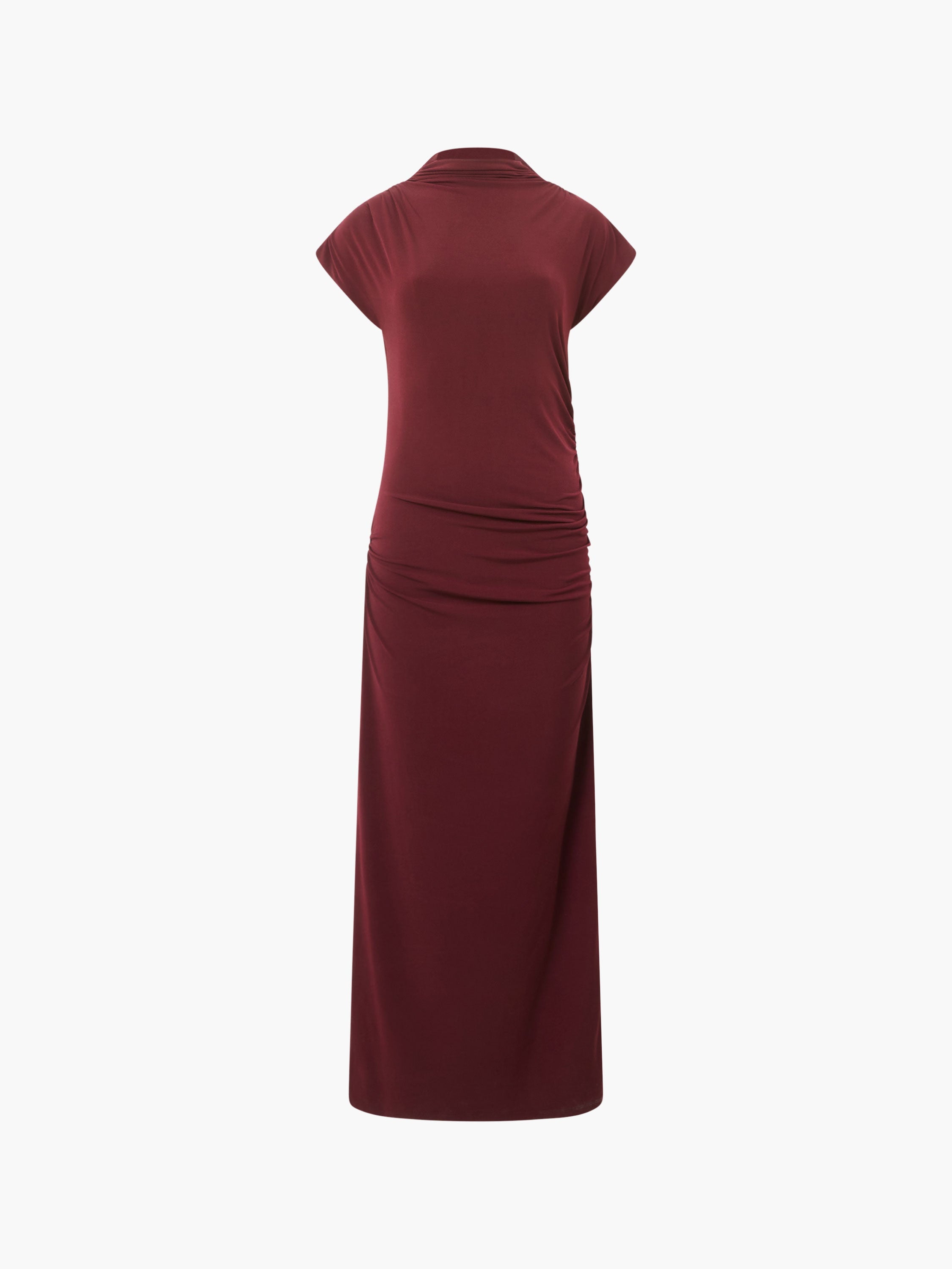 Draped Samira Mock Neck Dress