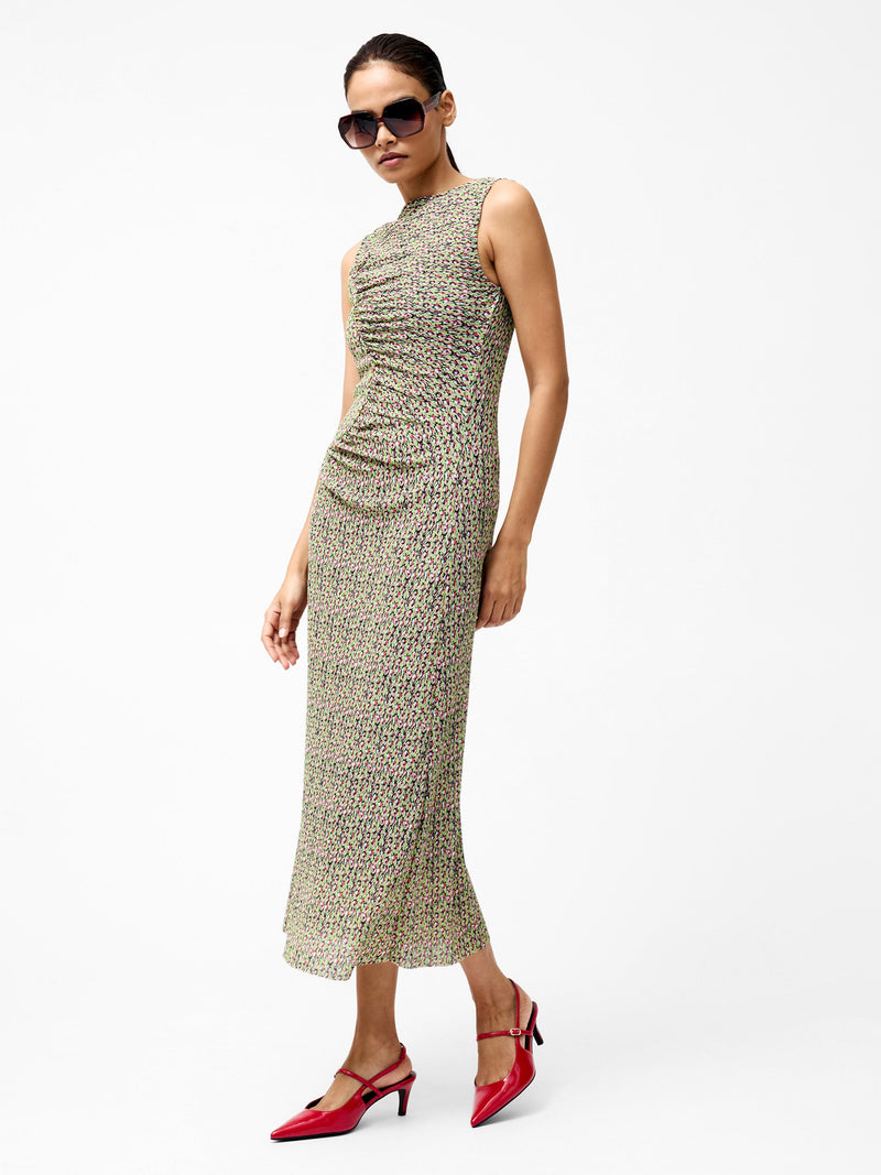 Shannon Ruched Midi Dress