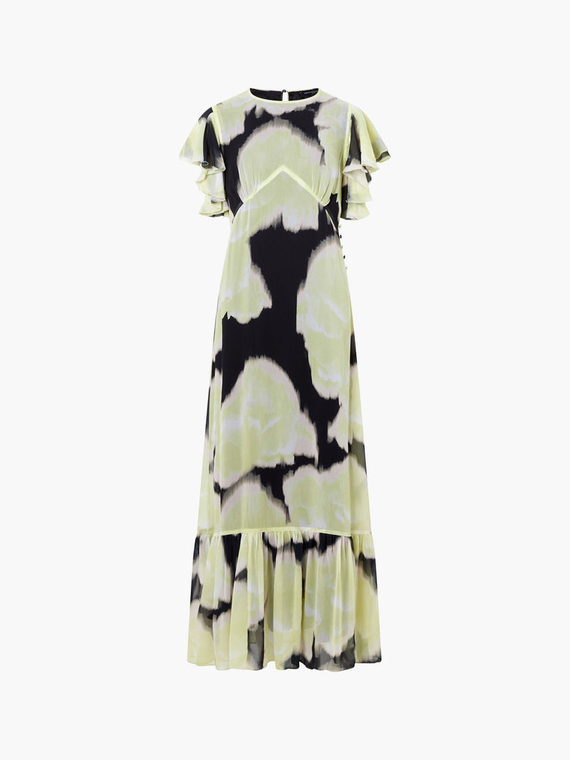Natalie Emina Chiffon Maxi Dress