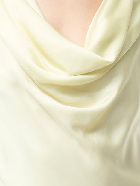 Oona Satin Asymmetrical Mini Dress