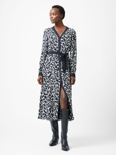 Kelly Almere Crepe Midi Dress
