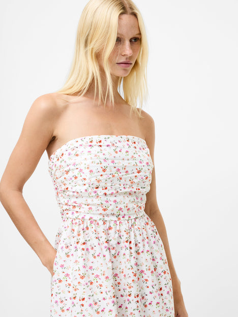 Nomi Cotton Bandeau Maxi Dress