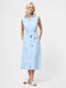 Era Poplin Sleeveless Belted Midaxi Dress