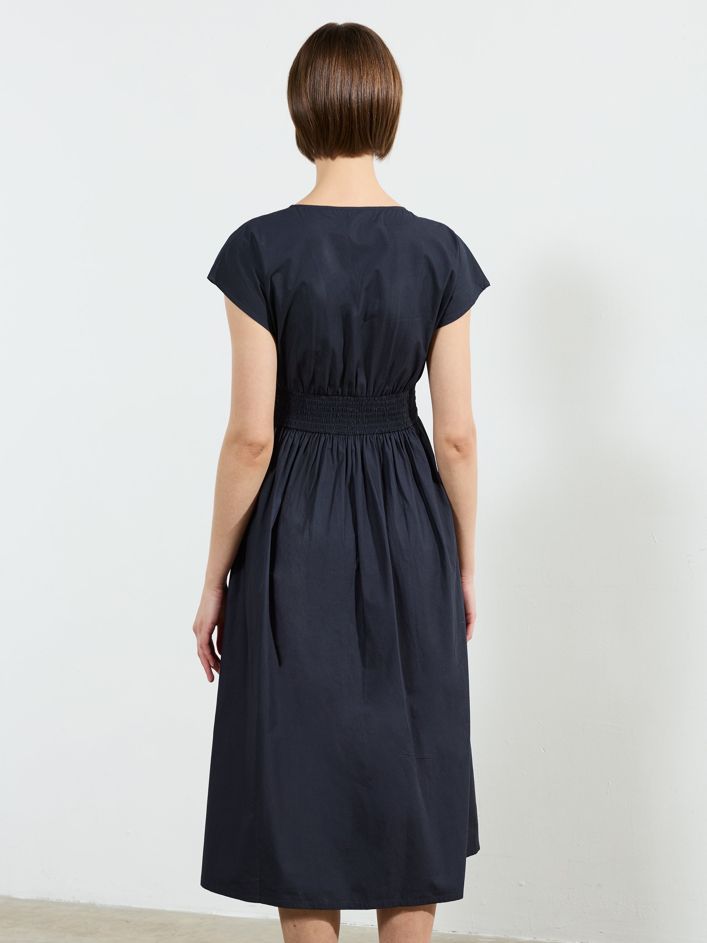 Barletta Poplin Tie Midi Dress