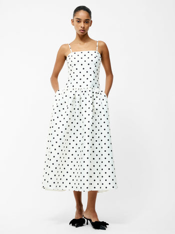 Polka Dot Midi Dress