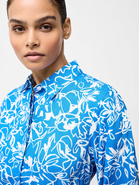 Fayola Belted Shirt Dress