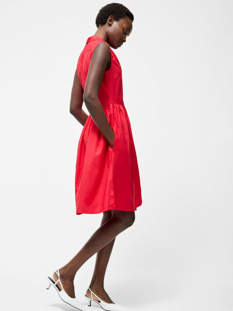 Sleeveless Smock Dress