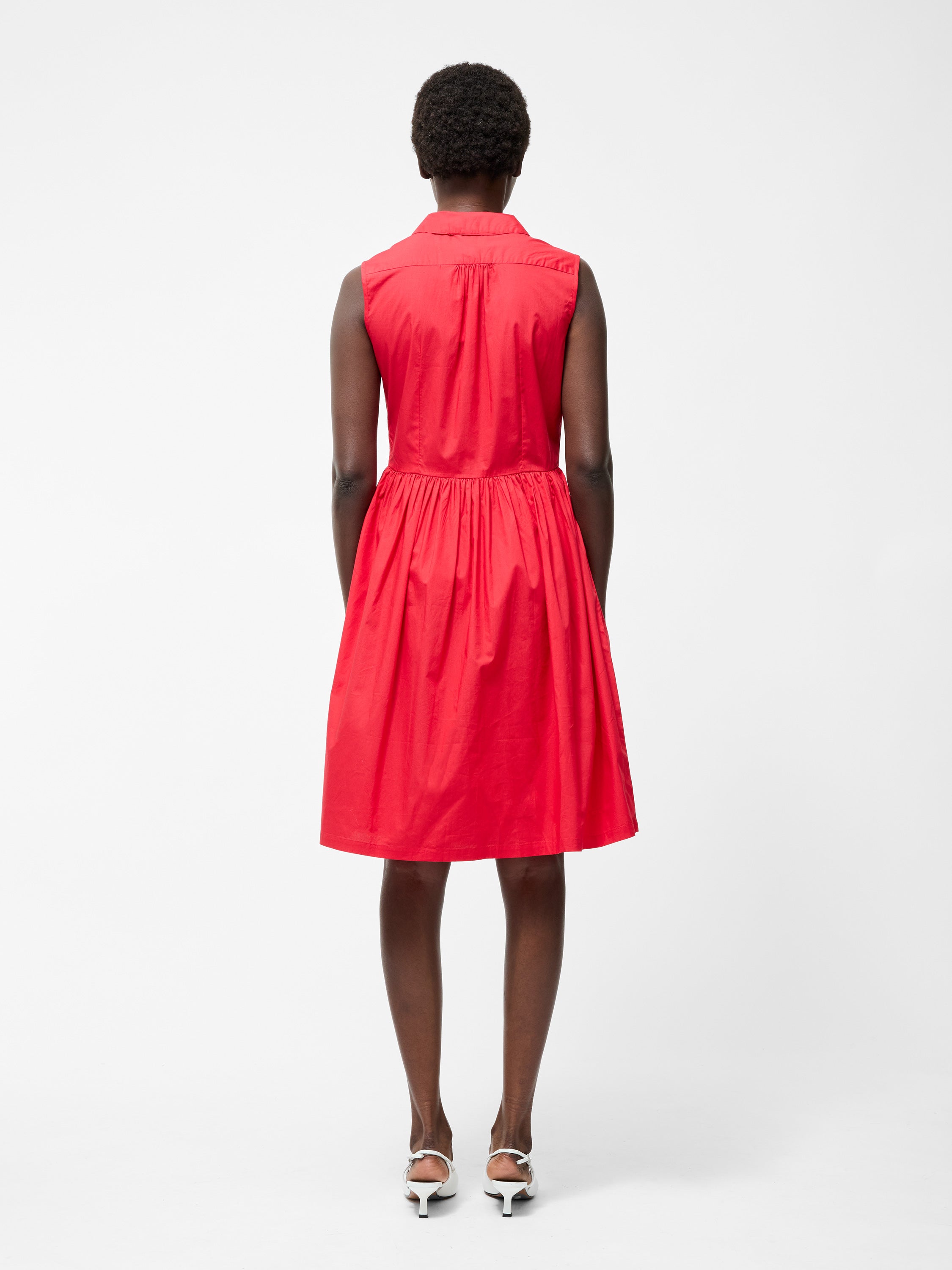 Sleeveless Smock Dress