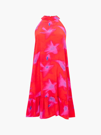 Christy Halterneck Swing Dress