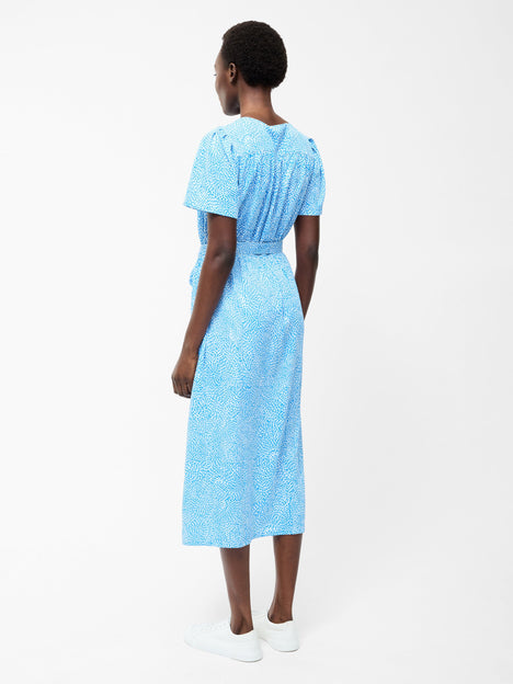 Bernice V Neck Button Through Dress