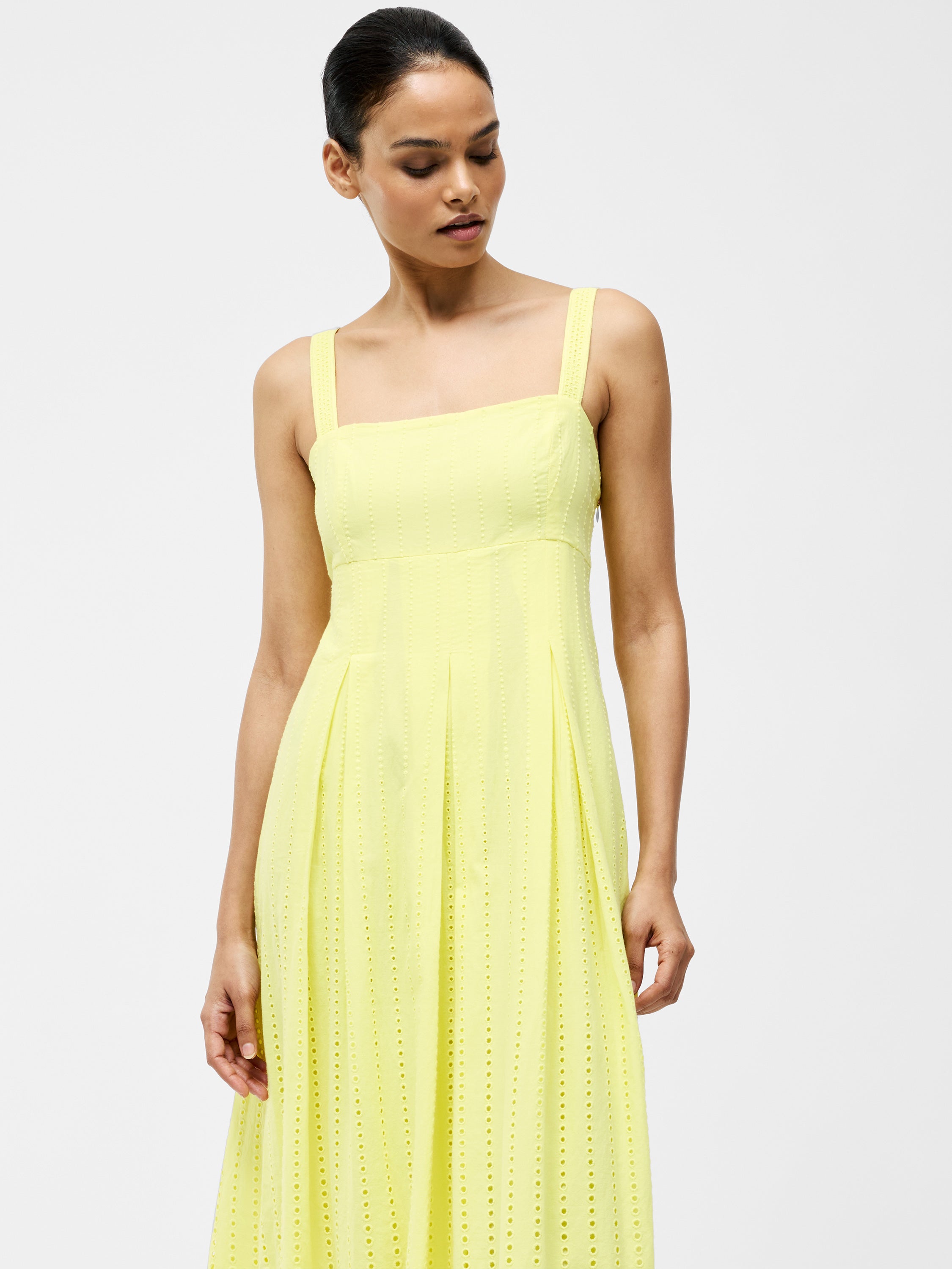 Broderie Strap Dress