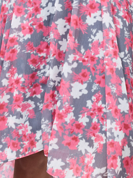 Arla Gathered Flowing Dress