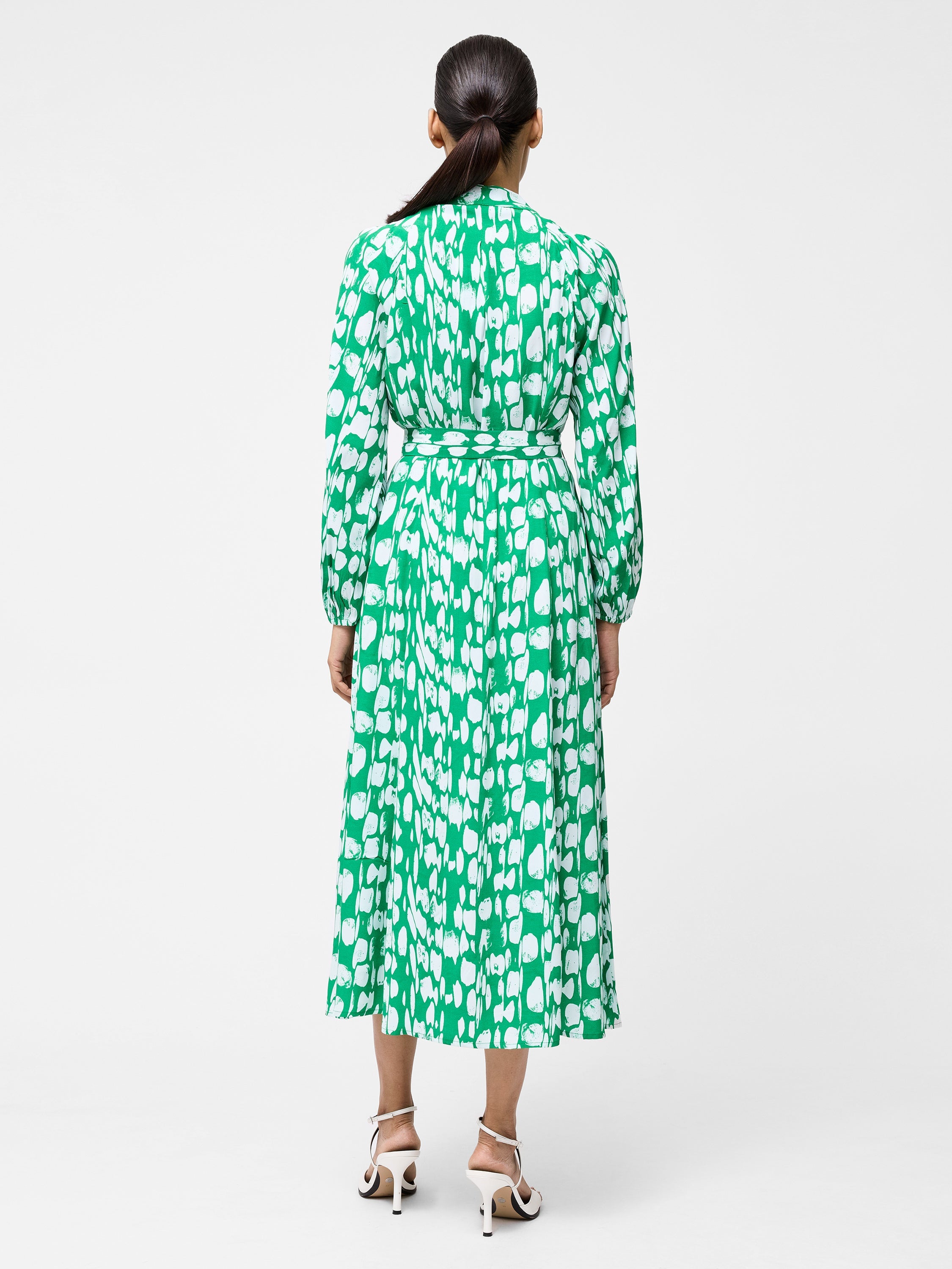 Islanna Long Sleeve Belted Midi Dress