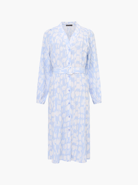 Islanna Long Sleeve Belted Midi Dress