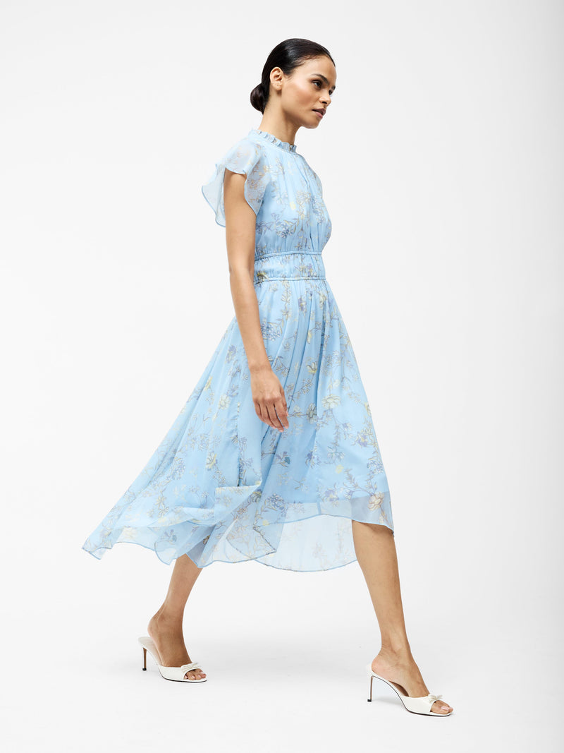 Diana Gathered Flowing Dress